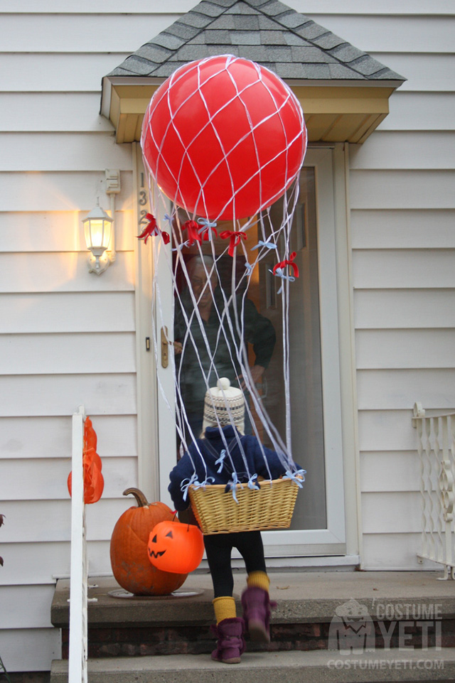 DIY Hot Air Balloon Halloween Costume Costume Yeti