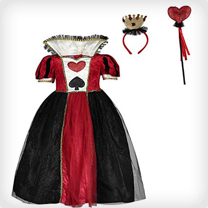 deluxe queen of hearts costume